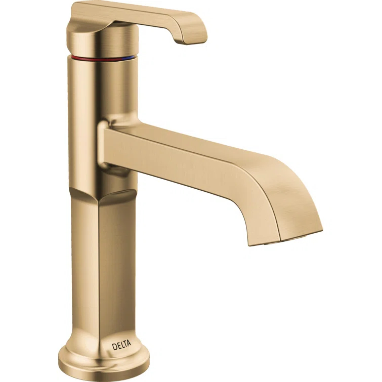 Tetra Single Hole Bathroom Faucet, Single Handle Bathroom Sink Faucet with Drain Assembly