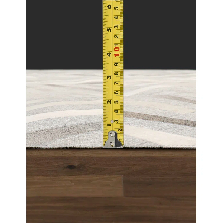 Cowhide Geometric Rug