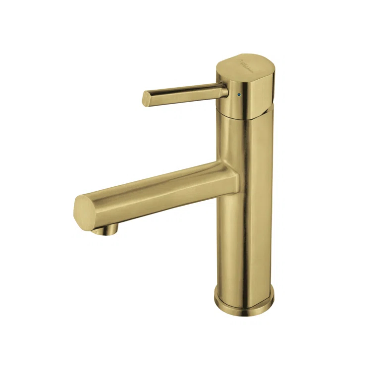Whitehaus Collection WHS1206-SB-B Whitehaus Collection Stainless Steel Single Lever Elevated Bathroom Faucet