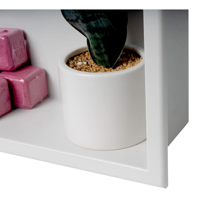 Adhesive Stainless Steel Shower Shelf