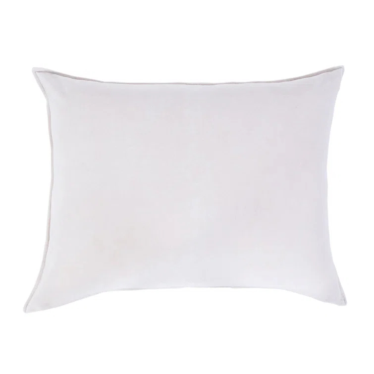 Bianca Velvet Oversized Pillow by Pom Pom at Home - Blush