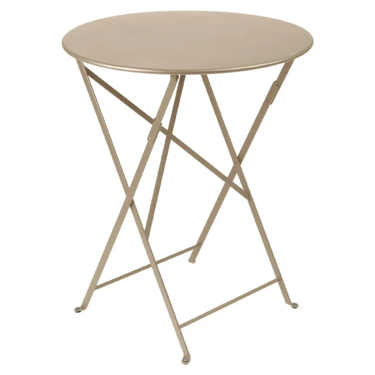 Bistro Round Metal Outdoor Folding Bistro Table