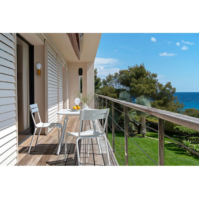 Luxembourg Aluminum Outdoor Stacking Dining Side Chair