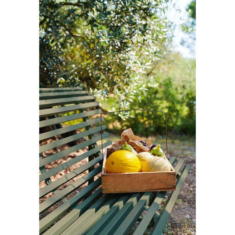 Louisiane Steel Outdoor Bench