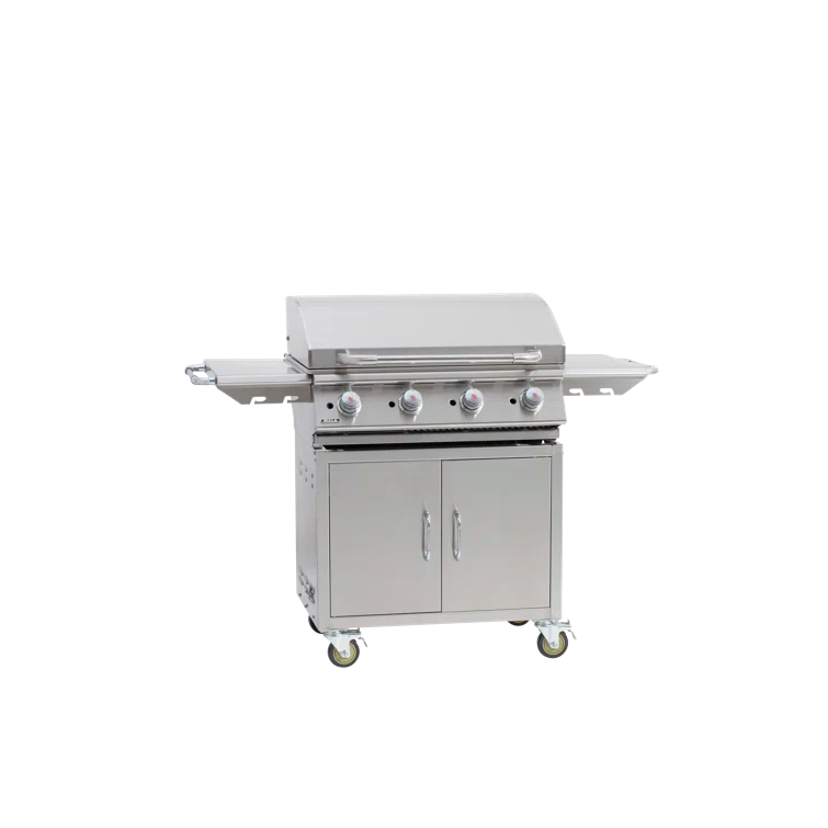 Bull 4-Burner Griddle with Cabinet