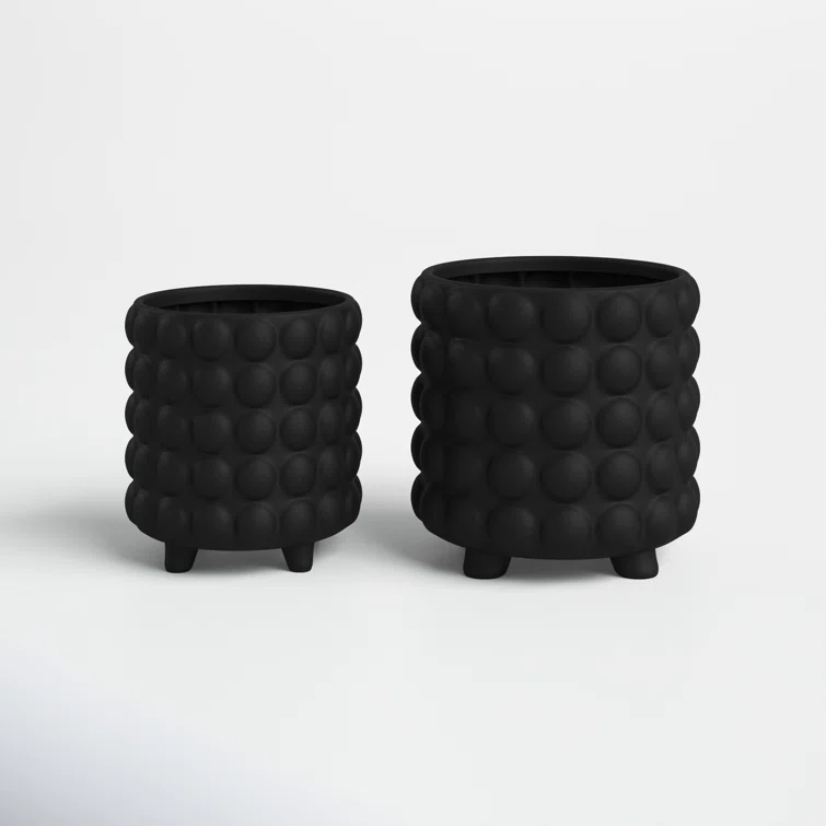 Handmade Ceramic Pot Planter - Set of 2