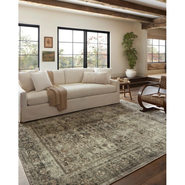Magnolia Home By Joanna Gaines X Loloi Cameron Ivory Pillow