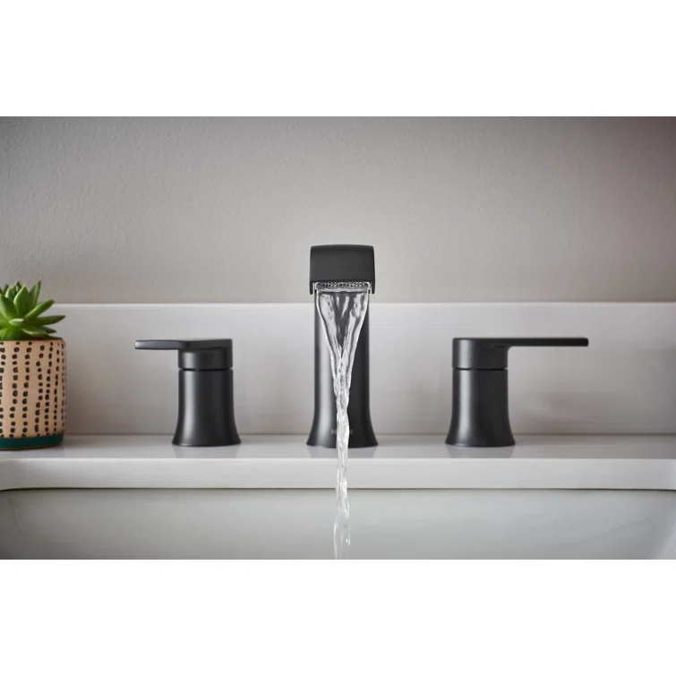 Genta LX Two-Handle Widespread Bathroom Faucet Trim Kit, Valve Required