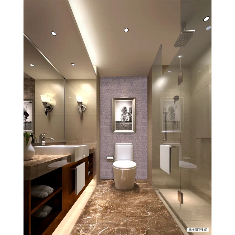 Galaxy 0.3125 in. x 0.3125 in. Iridescent Glass Pressed Edge Tiny Square Mosaic Wall Pool & Floor Tile