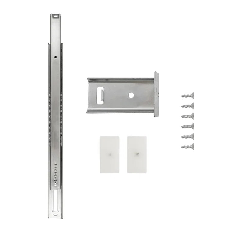 Drawer Slide Center Mount 3/4 Extension Cadmium Finish