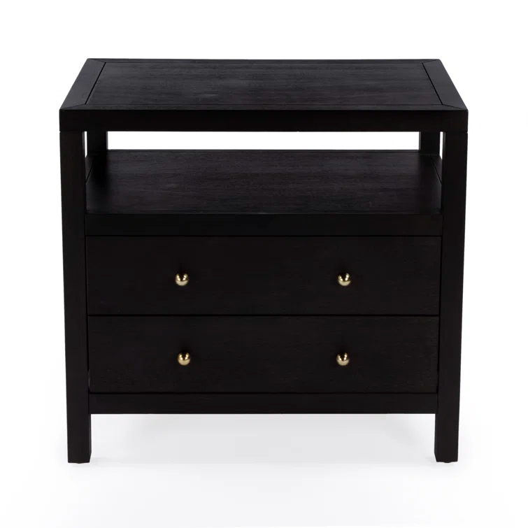 Nora 2-Drawer Wide Nightstand