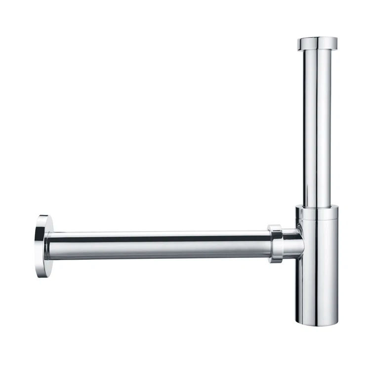 Designer 1-1/4 In. Brass Round Bottle Trap