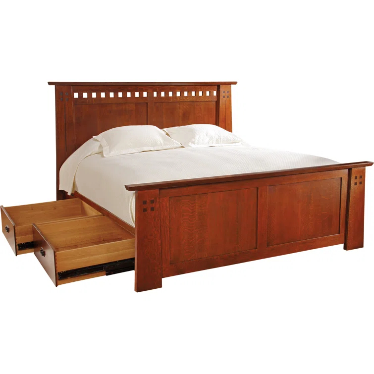 Highlands Solid Wood Low Profile Standard Bed