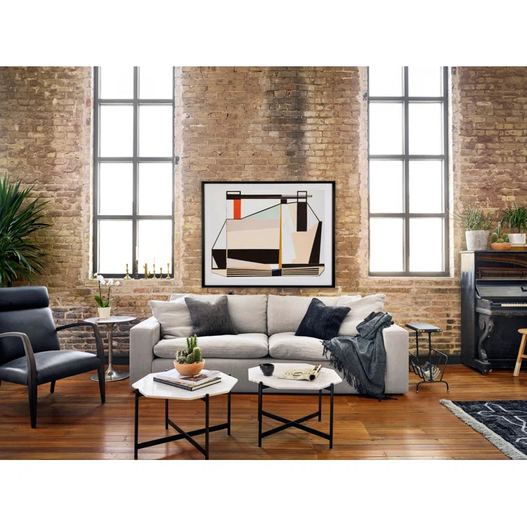Silver Round Metal Contemporary End Table