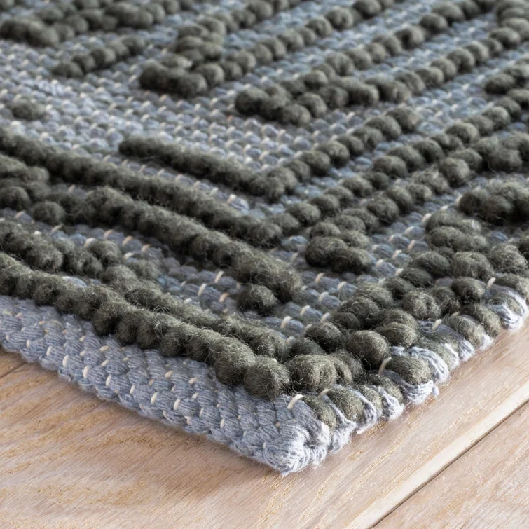 Campbell Iron Handwoven Wool Rug