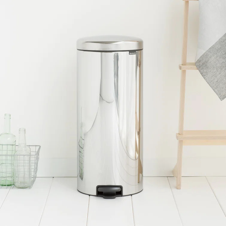 Brabantia NewIcon Step On Trash Can, 0.8 Gallon (3 Liter)