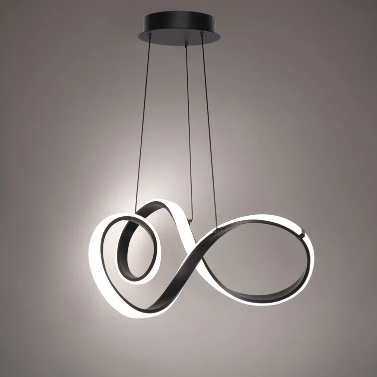 Vornado 1 - Light Chrome LED Novelty Pendant