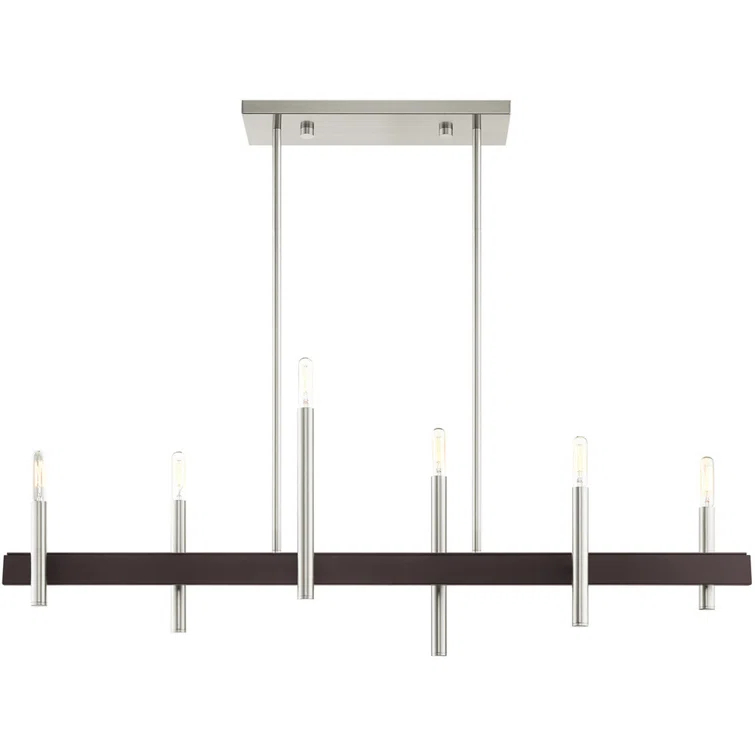 6 - Light Kitchen Island Chandelier