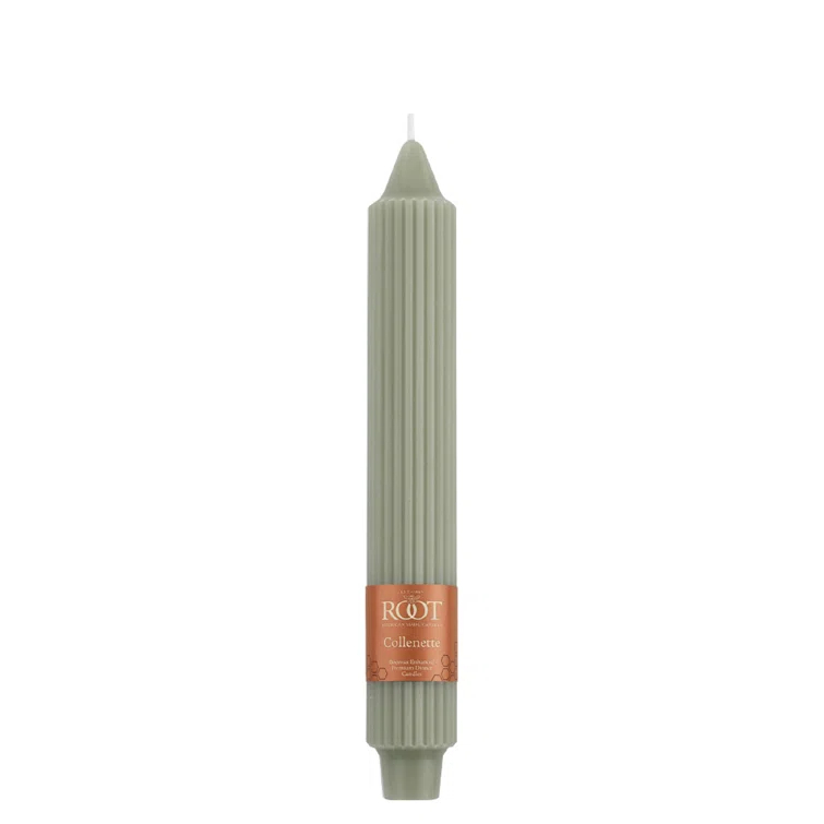 Grecian Collenette Unscented Taper Candle
