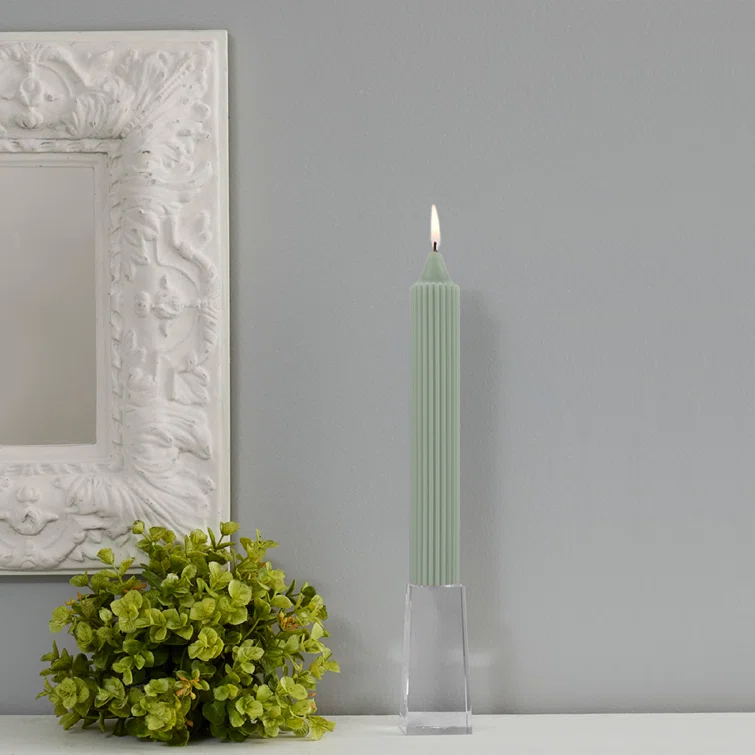 Grecian Collenette Unscented Taper Candle