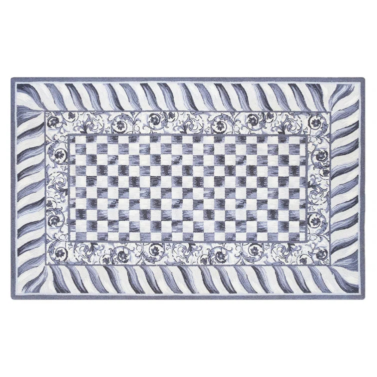 MacKenzie-Childs Sterling Check® Rug