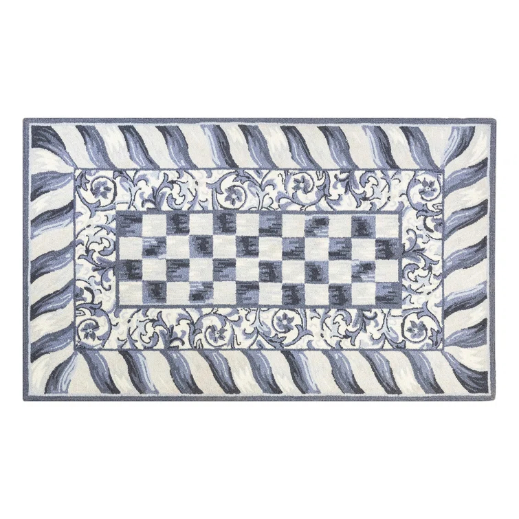 MacKenzie-Childs Sterling Check® Rug