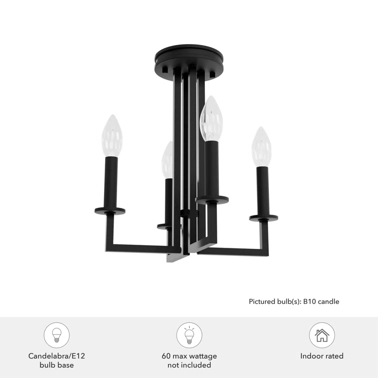 4 - Light Candle Style Classic Chandelier