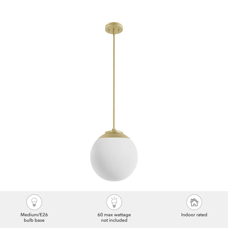 Hepburn 1 - Light Sphere Globe Pendant