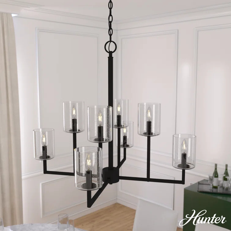 Hunter Fan Kerrison 8 - Light Unique Classic Chandelier