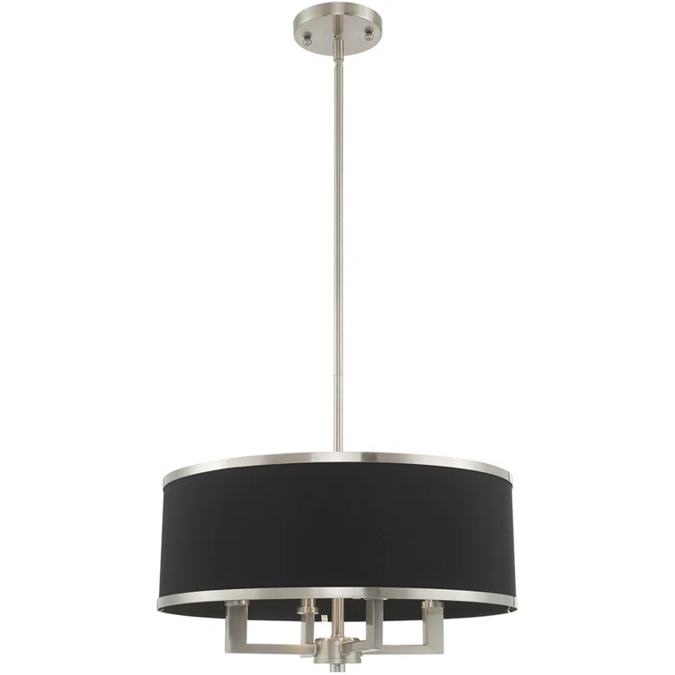 4 - Light Drum Chandelier