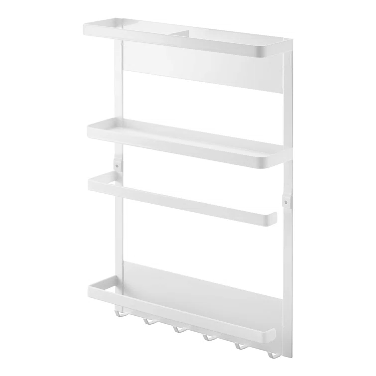 Yamazaki Home Kitchen Rack - Magnetic Storage Holder & Organizer, Steel, Magnetic