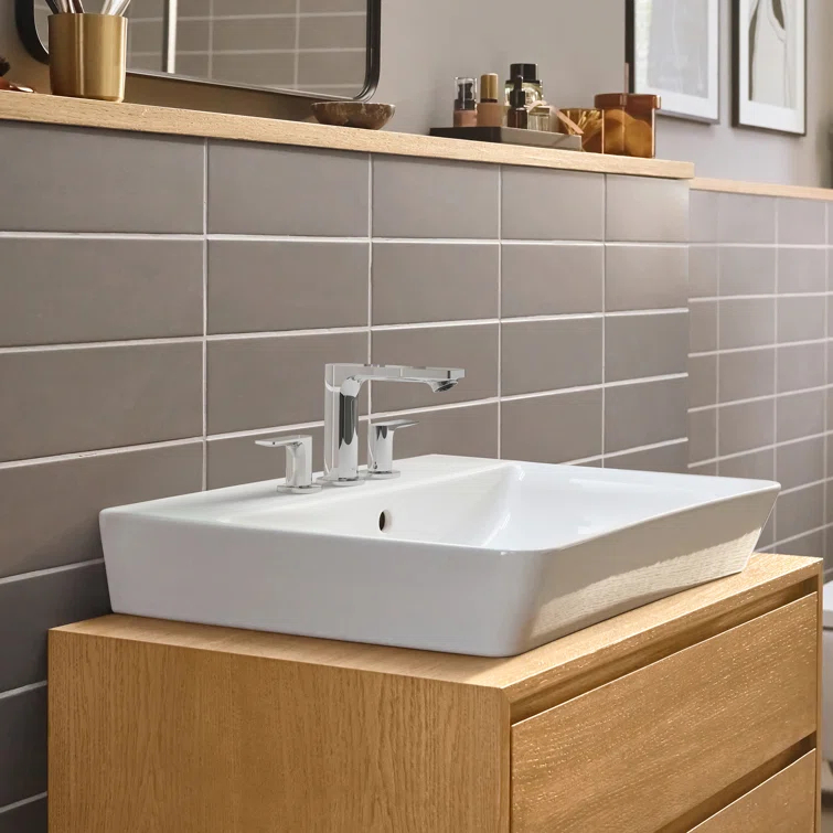 Rebris E Widespread Bathroom Faucet