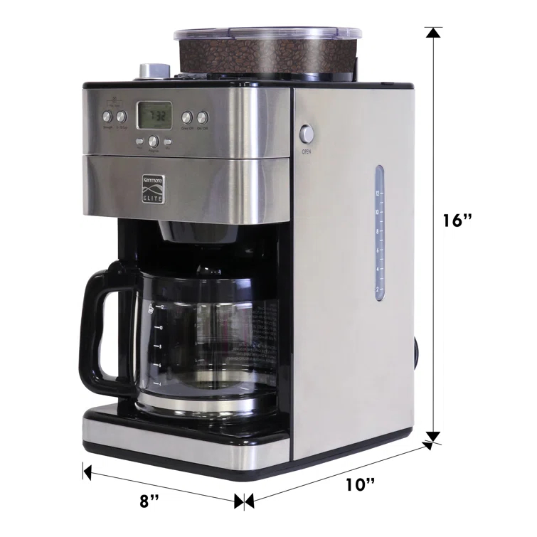 Kenmore Elite 12 Cup Programmable Grind And Brew Coffee Maker