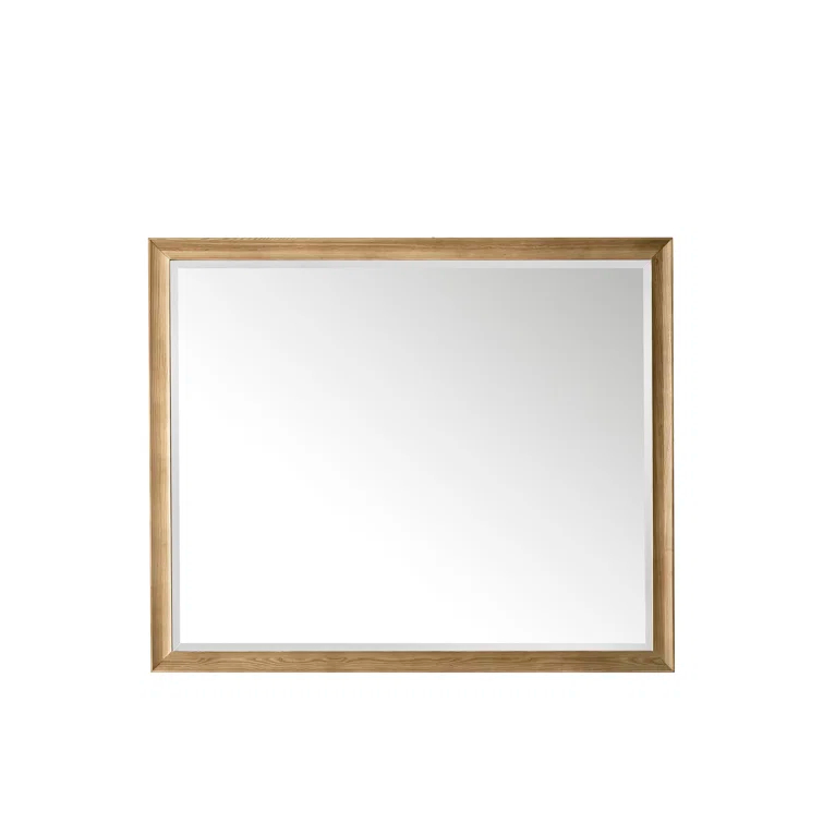 Glenbrooke Solid Wood Flat Wall Mirror