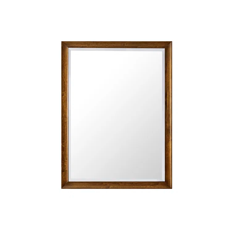 Glenbrooke Solid Wood Flat Wall Mirror