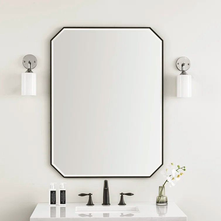 Rohe Metal Flat Wall Mirror
