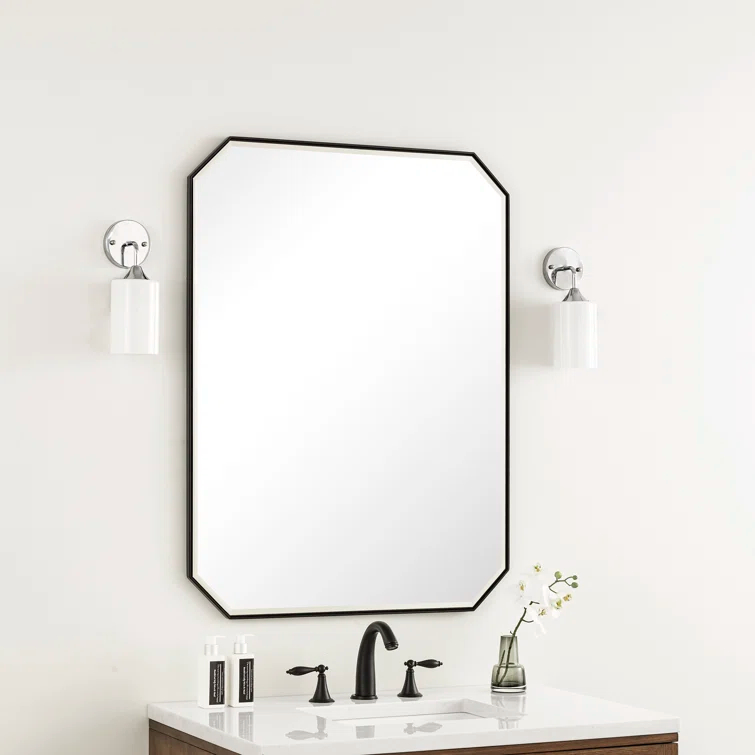 Rohe Metal Flat Wall Mirror