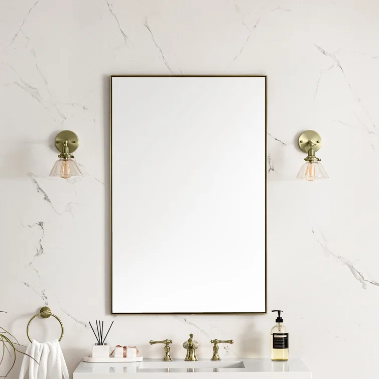 Rohe Metal Flat Wall Mirror