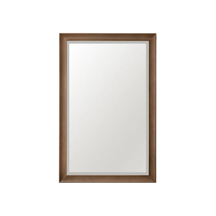 Glenbrooke Solid Wood Flat Wall Mirror