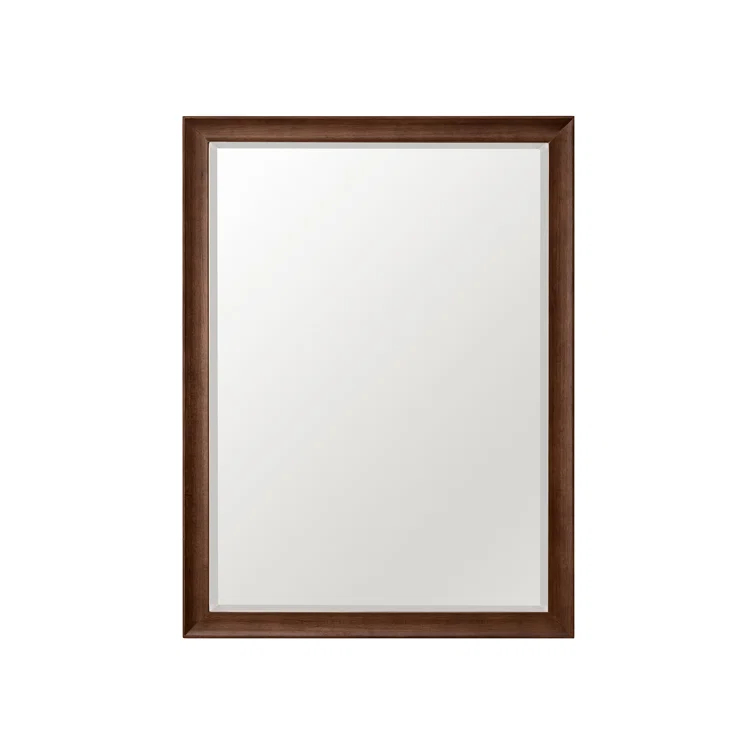 Glenbrooke Solid Wood Flat Wall Mirror