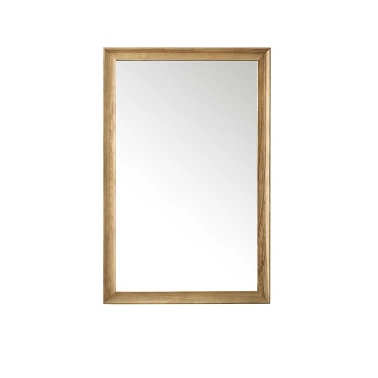 Glenbrooke Solid Wood Flat Wall Mirror