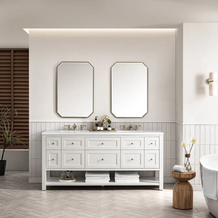 Breckenridge 72" Double Bathroom Vanity Set