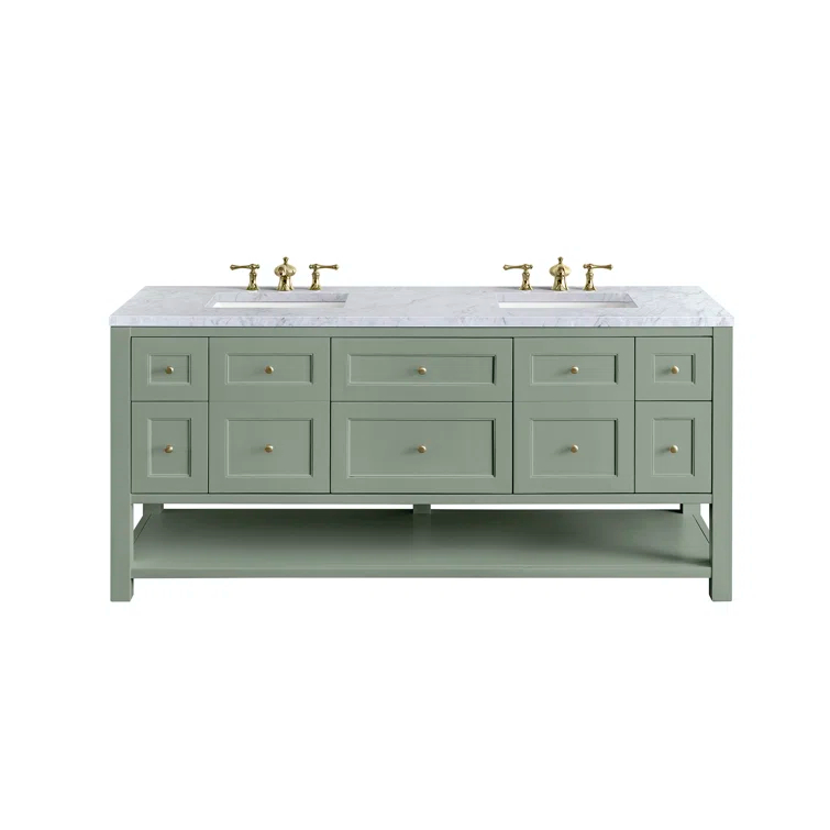 Breckenridge 72'' Double Bathroom Vanity with Top