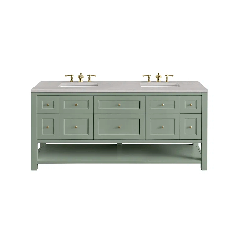 Breckenridge 72'' Double Bathroom Vanity with Top