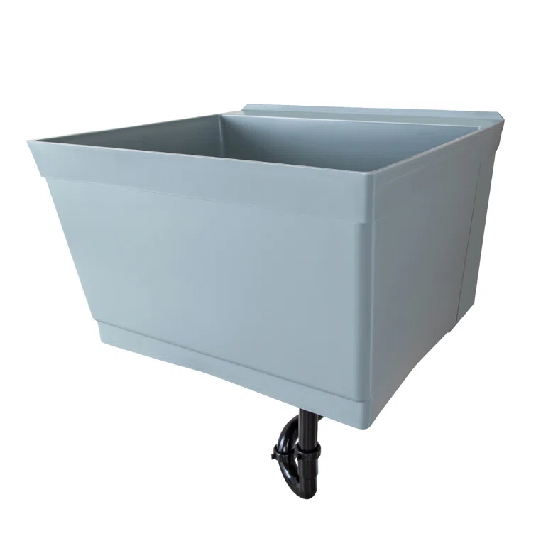 23" L x 24" W Wall Mount Laundry Sink
