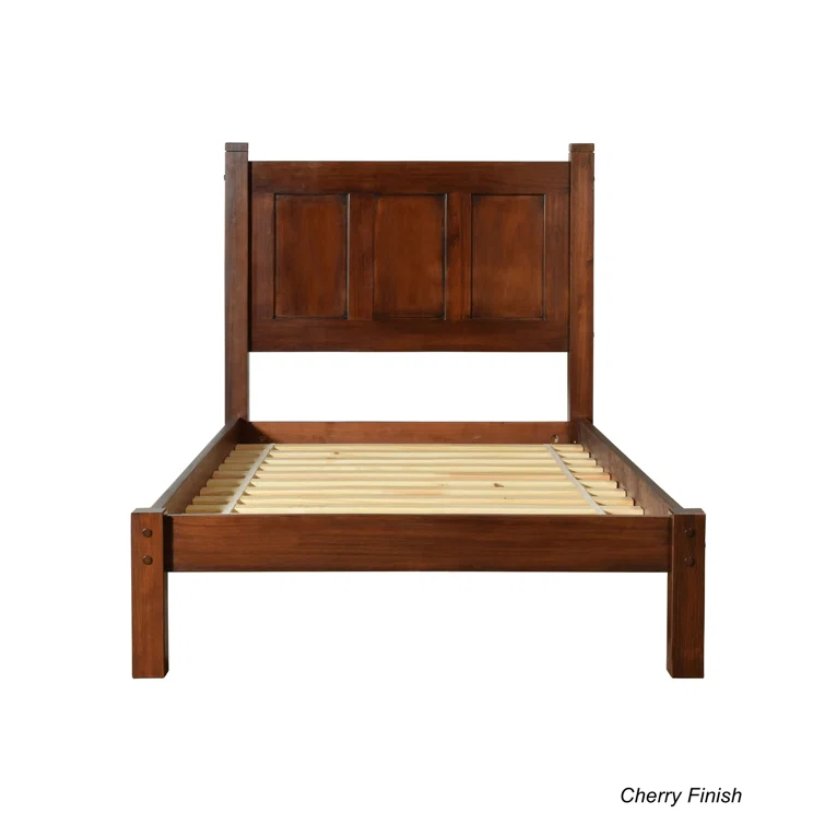 Shaker Solid Wood Panel Bed