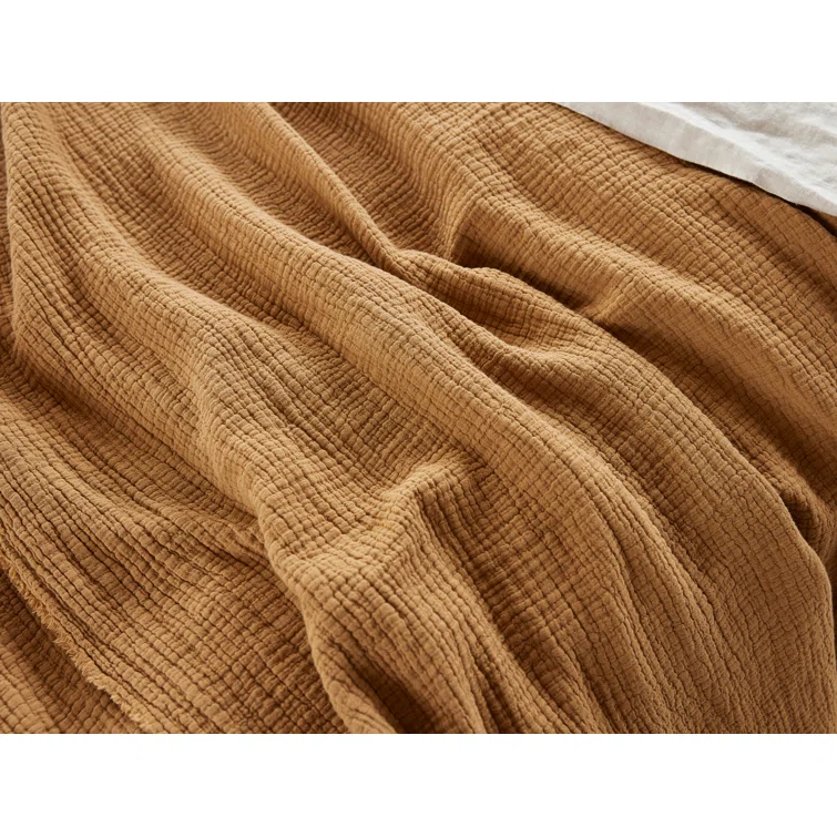 Topanga Matelasse Plain Weave / Muslin Throw Blanket