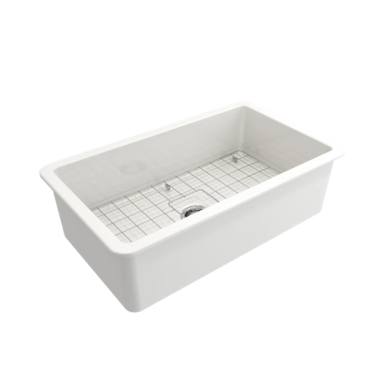 BOCCHI 1362-001-0120 Sotto 32'' L Undermount Fireclay Kitchen Sink