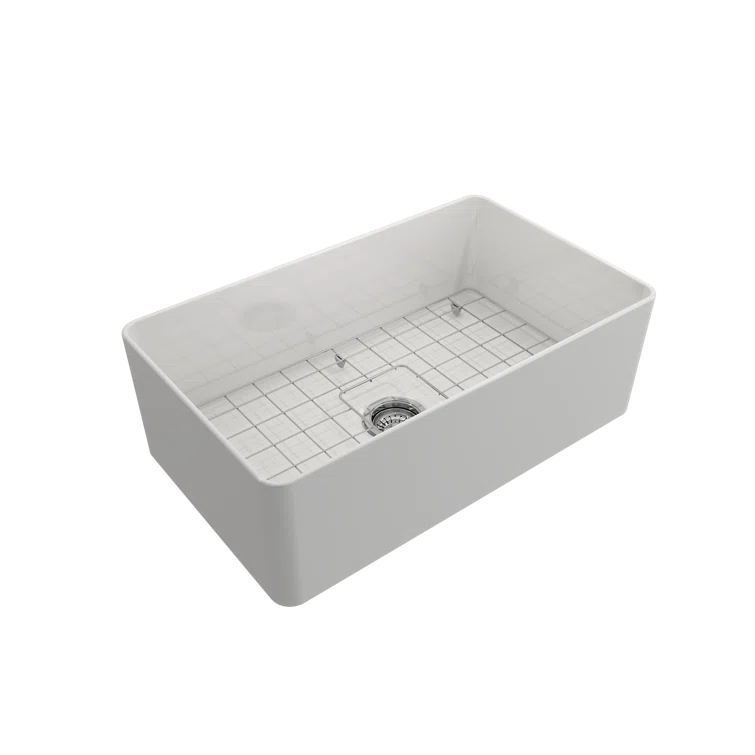 Aderci 30'' L Farmhouse Apron-Front Fireclay Kitchen Sink