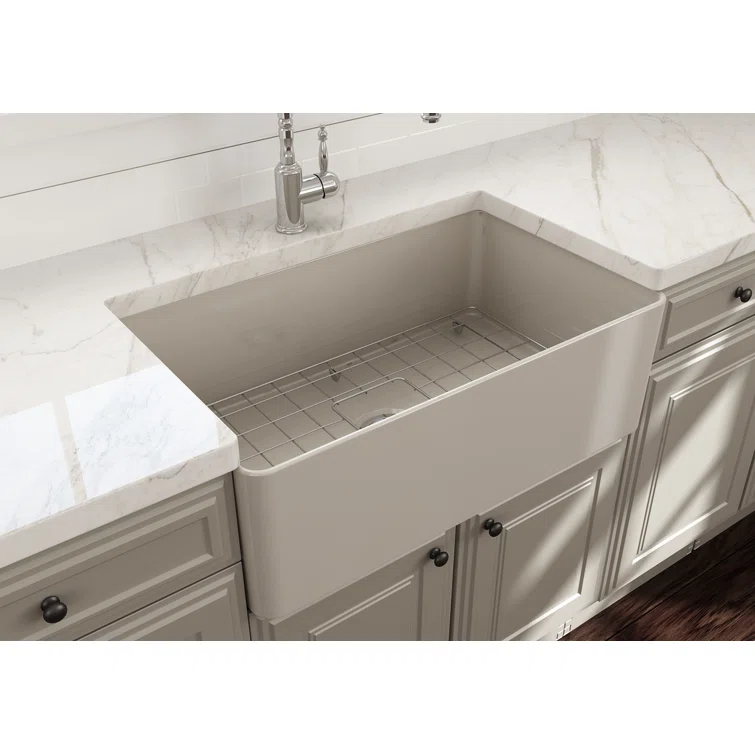 Aderci 30'' L Farmhouse Apron-Front Fireclay Kitchen Sink